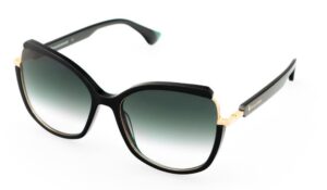 Gafas de sol mujer de pasta  color negro oro Brw-BRW9002-A01