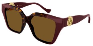 Gafas de sol de pasta Gucci color burdeos Gucci Gg1023S-009